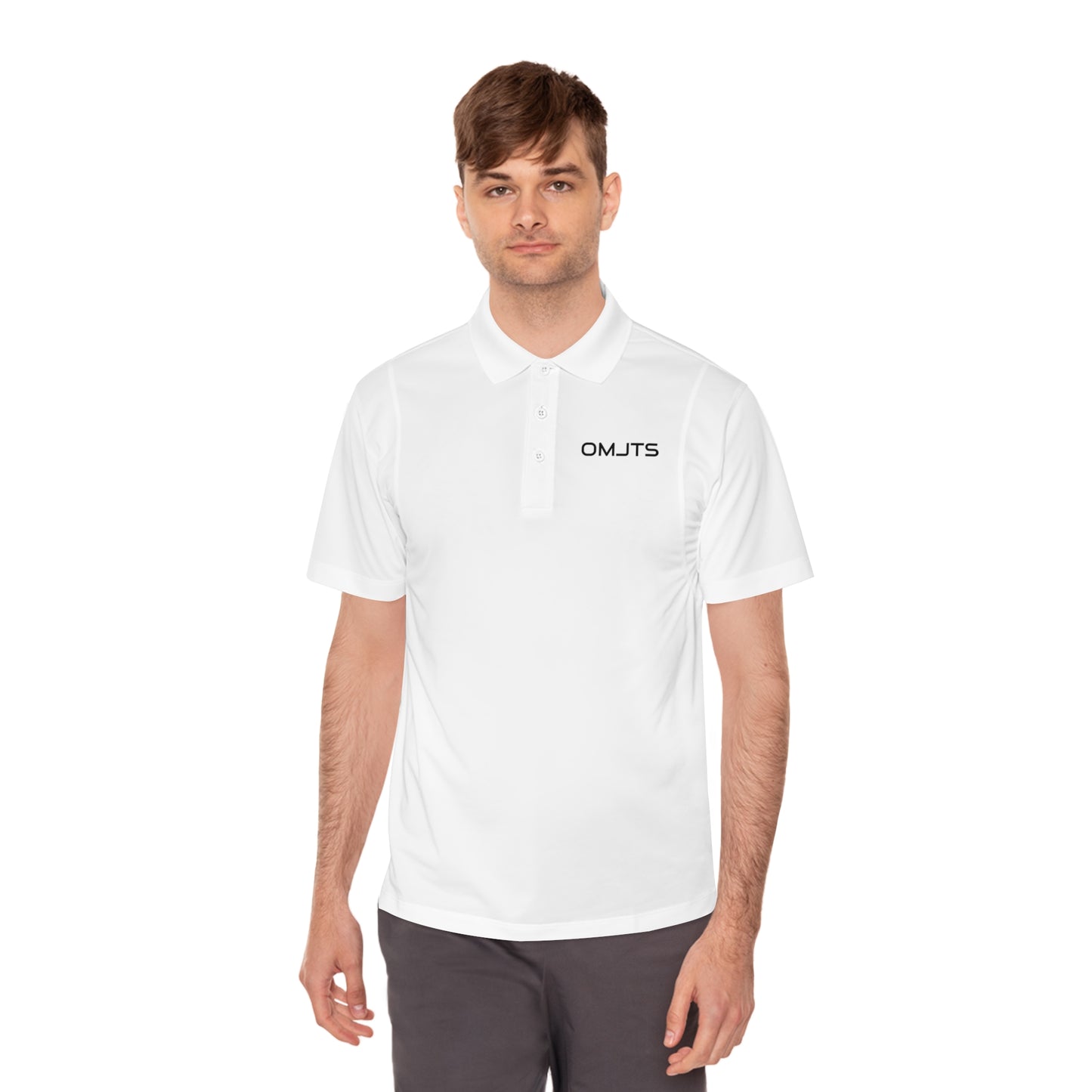 Men's Sport Polo Shirt for Sobriety, Motivational Apparel, Fitness Clothing, Gift for Men, Journey to Sobriety Shirt