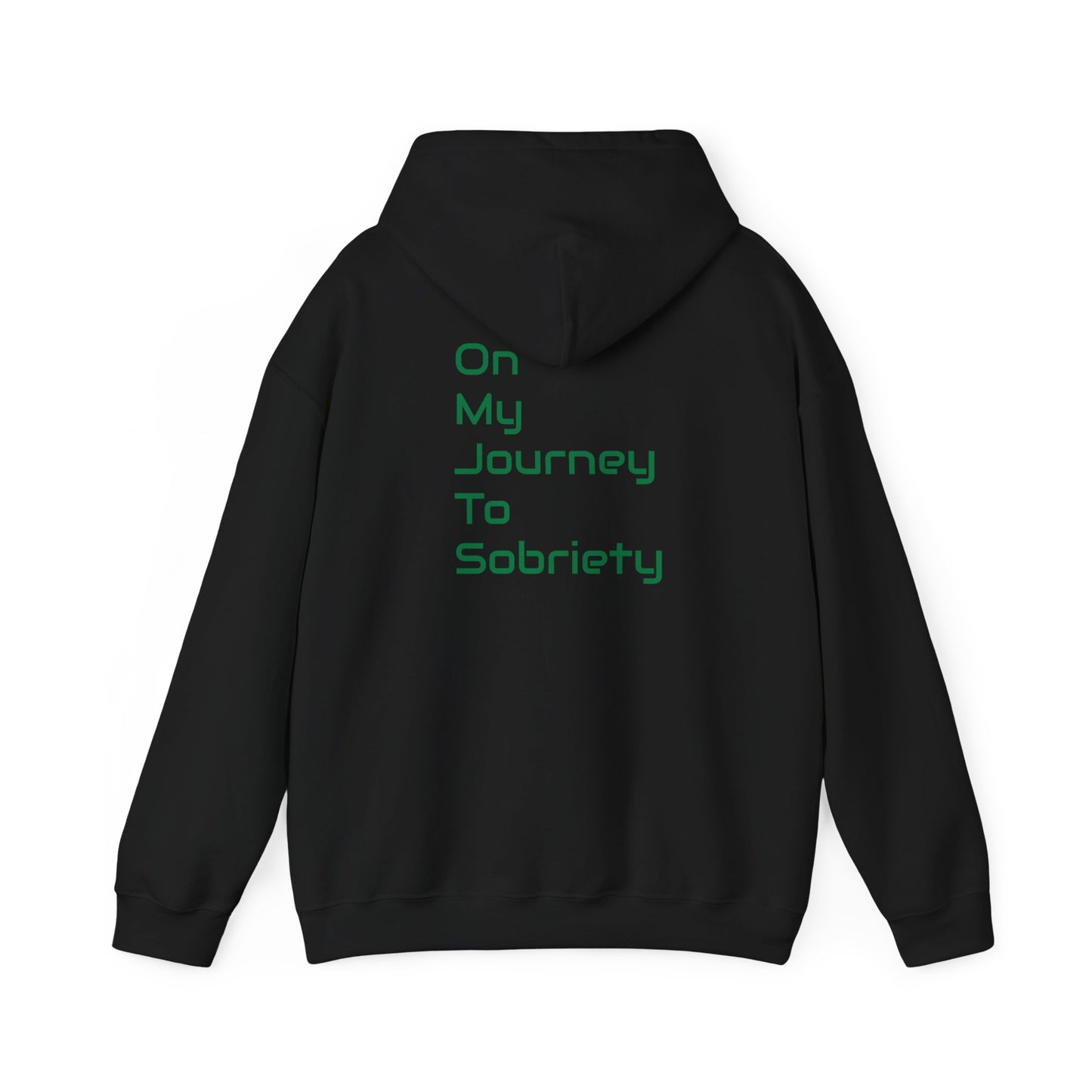 Sober Journey Hoodie - Unisex Heavy Blend Sweatshirt, Recovery Gift, Inspirational Apparel, Sobriety Reminder, Self-Care Clothing