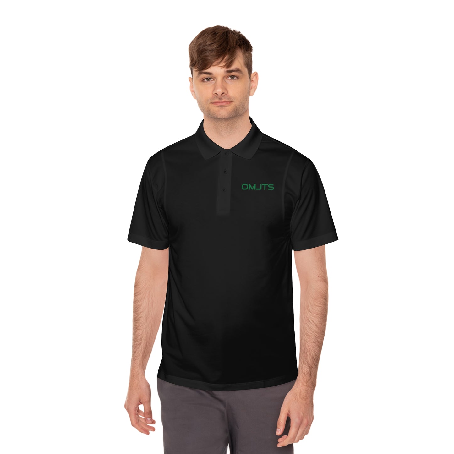 Men's Sport Polo Shirt for Sobriety, Motivational Apparel, Fitness Clothing, Gift for Men, Journey to Sobriety Shirt