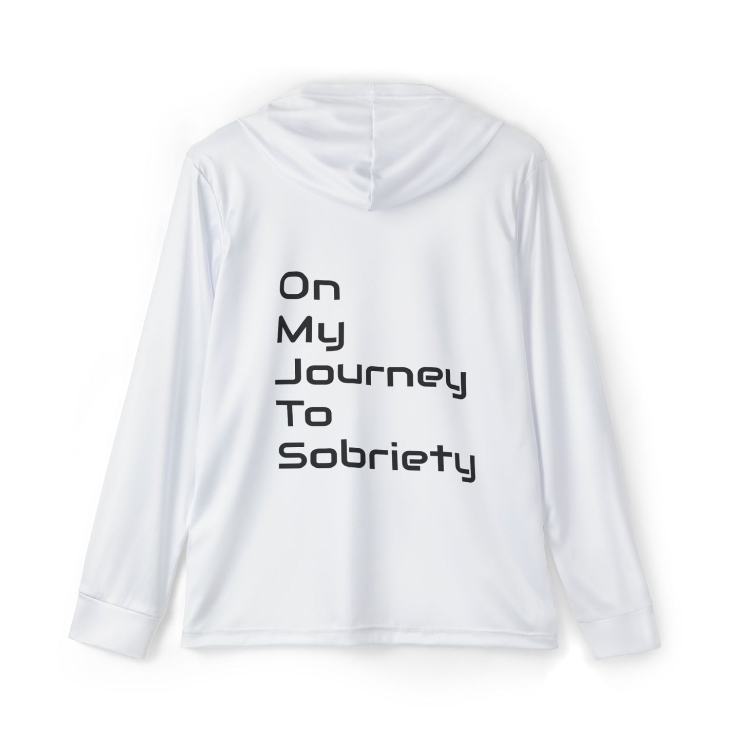 Men's Sports Warmup Hoodie, Motivational Fitness Hoodie, Sobriety Journey Apparel, Athletic Layer, Activewear Gift