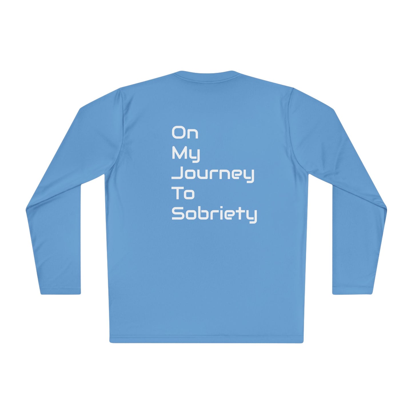 Unisex Long Sleeve Tee - Journey to Sobriety Shirt for Recovery Celebrations, Motivational Gift, Supportive Apparel, Casual Wear, Self-Care