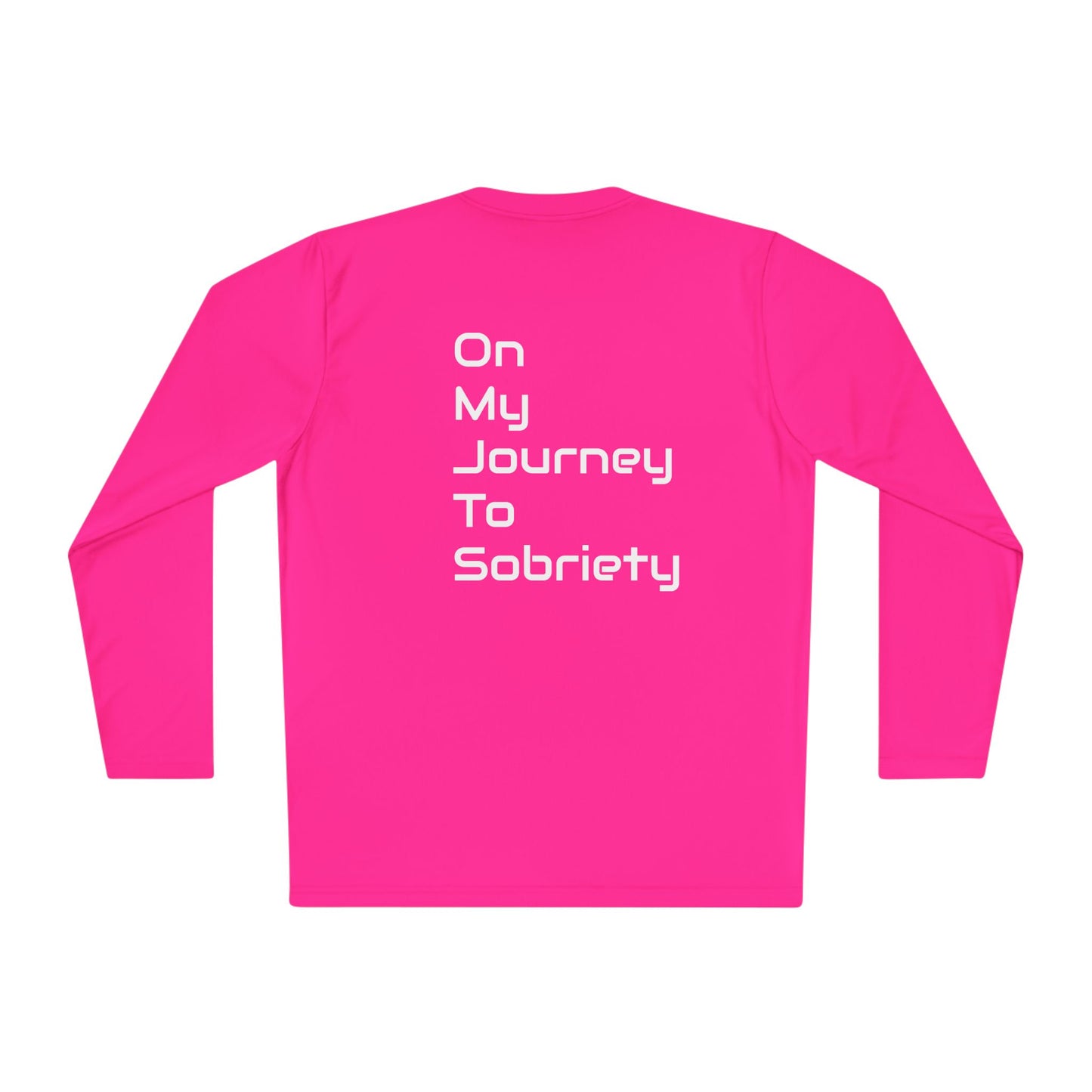 Unisex Long Sleeve Tee - Journey to Sobriety Shirt for Recovery Celebrations, Motivational Gift, Supportive Apparel, Casual Wear, Self-Care