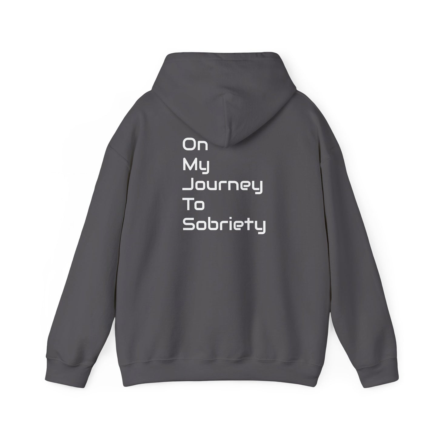 Sober Journey Hoodie - Unisex Heavy Blend Sweatshirt, Recovery Gift, Inspirational Apparel, Sobriety Reminder, Self-Care Clothing