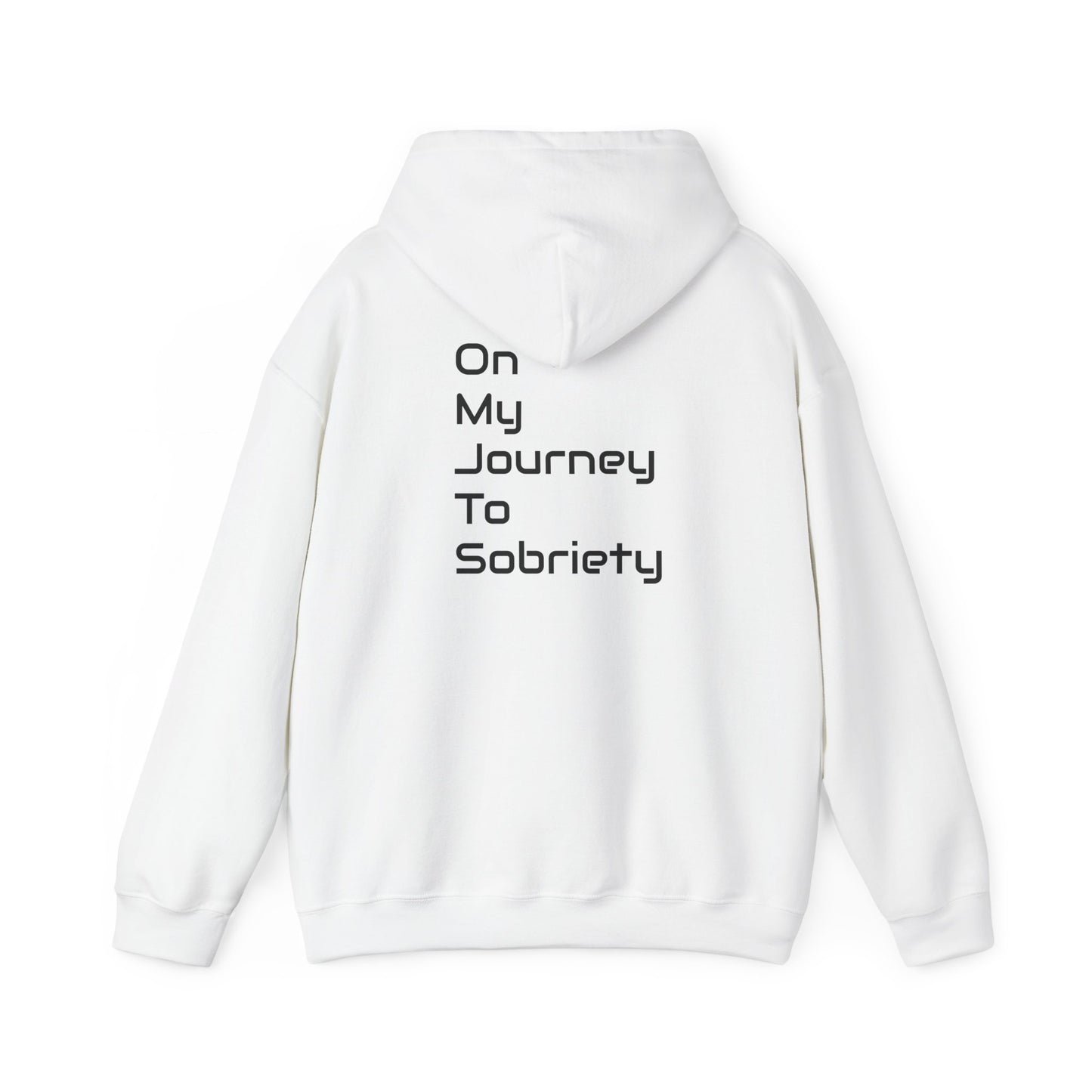 Sober Journey Hoodie - Unisex Heavy Blend Sweatshirt, Recovery Gift, Inspirational Apparel, Sobriety Reminder, Self-Care Clothing