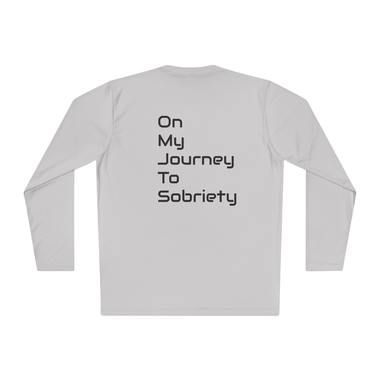 Unisex Long Sleeve Tee - Journey to Sobriety Shirt for Recovery Celebrations, Motivational Gift, Supportive Apparel, Casual Wear, Self-Care