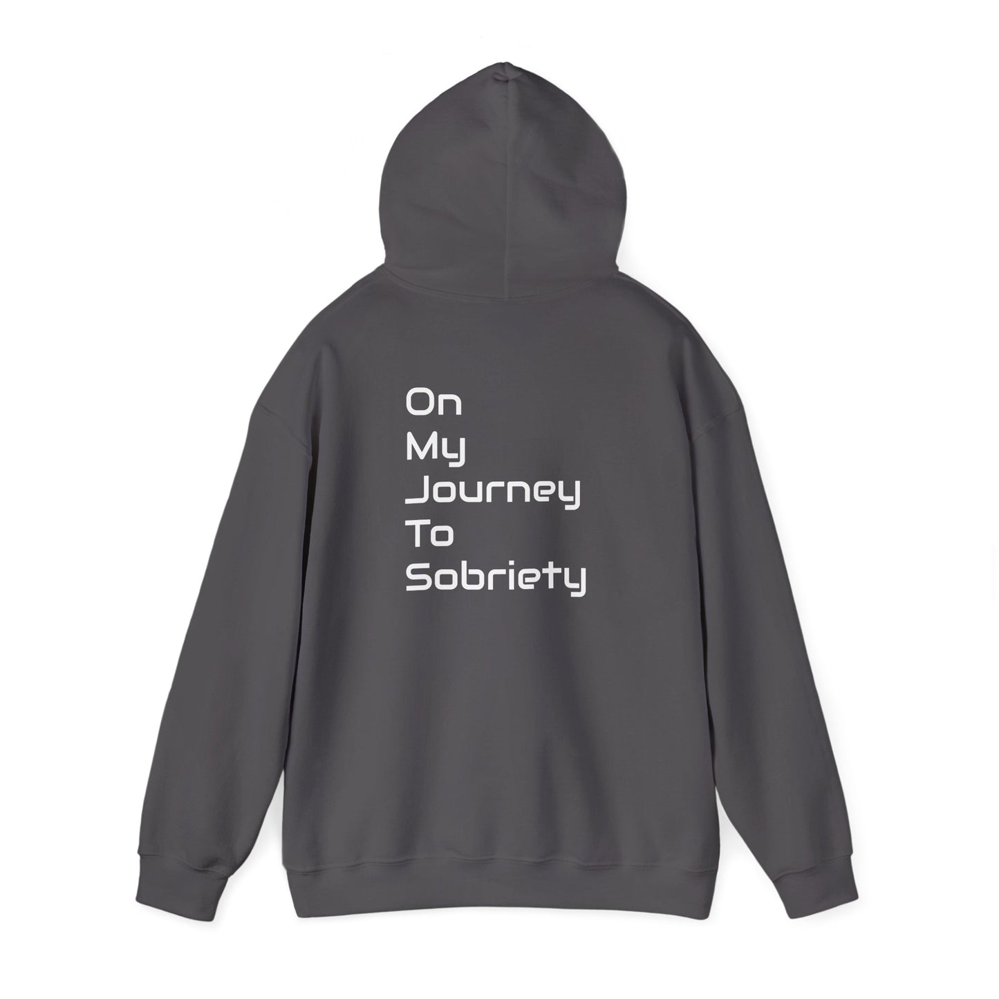 Sober Journey Hoodie - Unisex Heavy Blend Sweatshirt, Recovery Gift, Inspirational Apparel, Sobriety Reminder, Self-Care Clothing