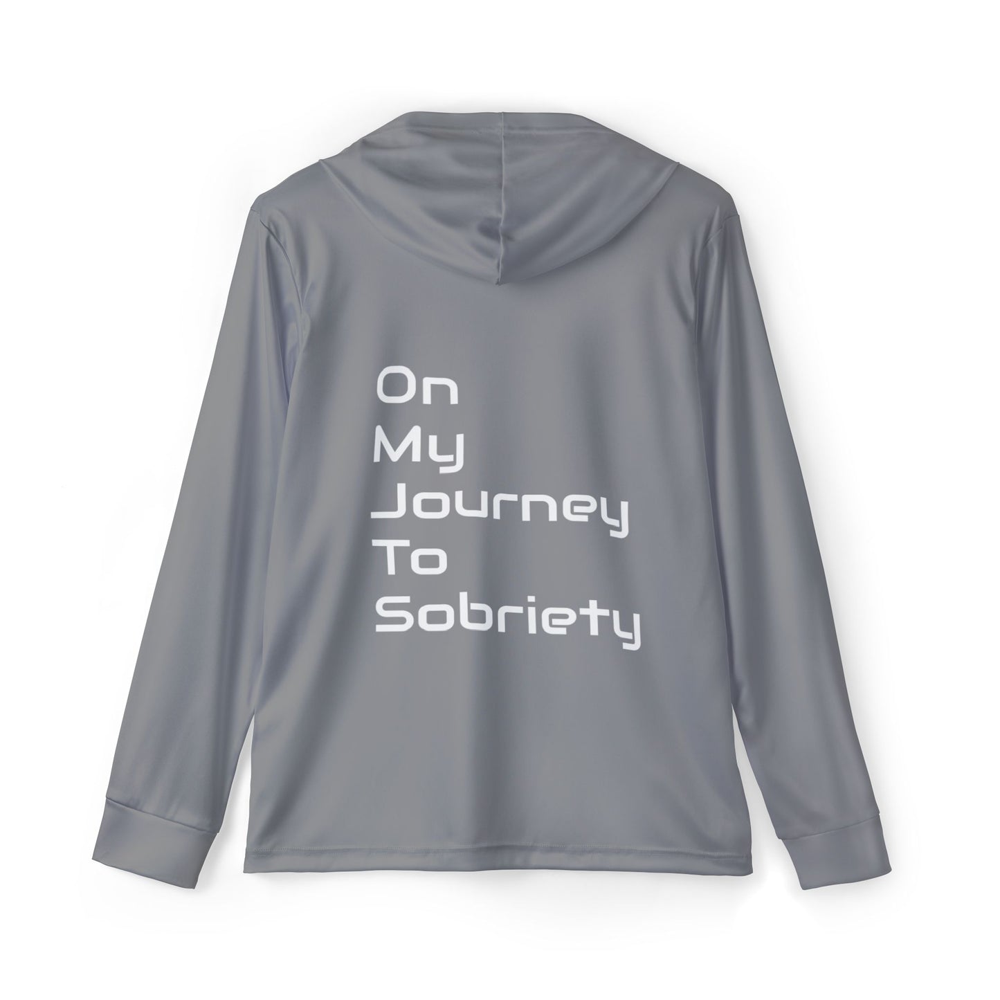 Men's Sports Warmup Hoodie, Motivational Fitness Hoodie, Sobriety Journey Apparel, Athletic Layer, Activewear Gift