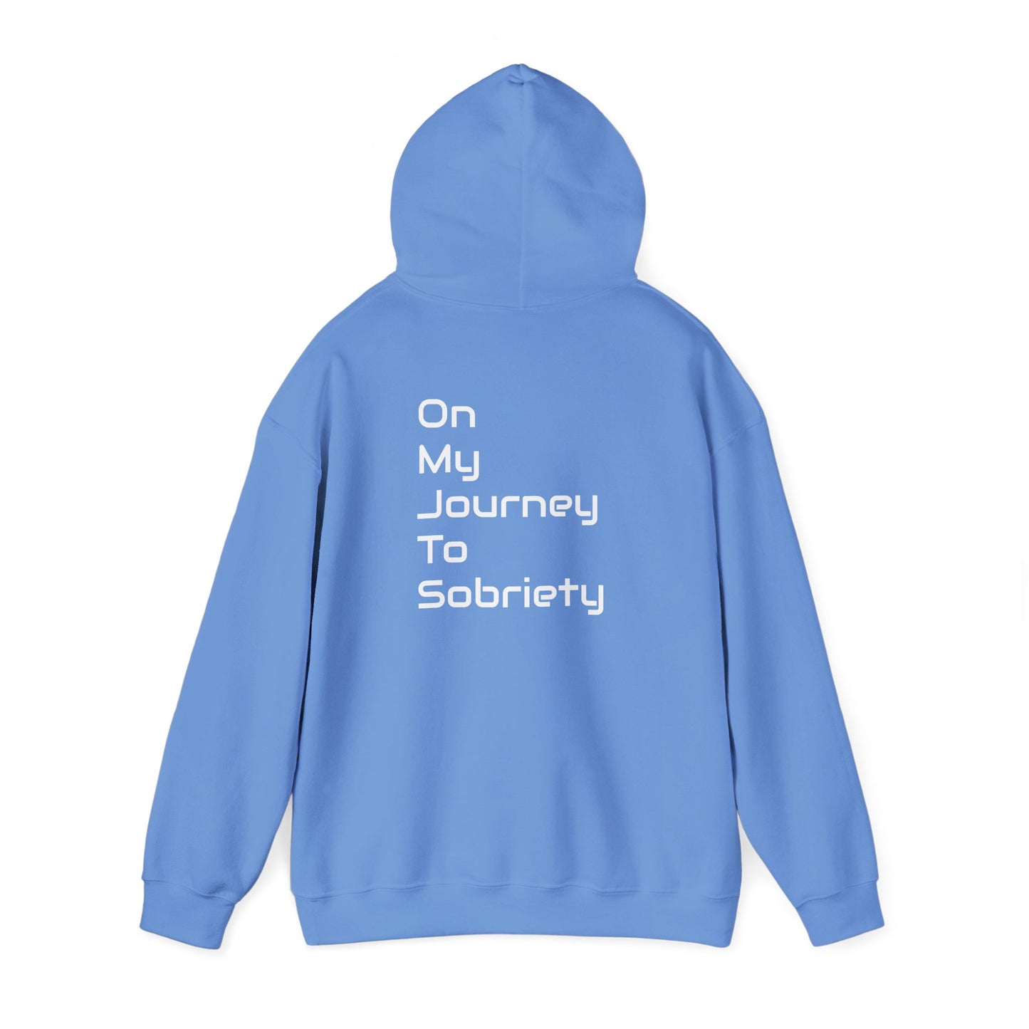 Sober Journey Hoodie - Unisex Heavy Blend Sweatshirt, Recovery Gift, Inspirational Apparel, Sobriety Reminder, Self-Care Clothing