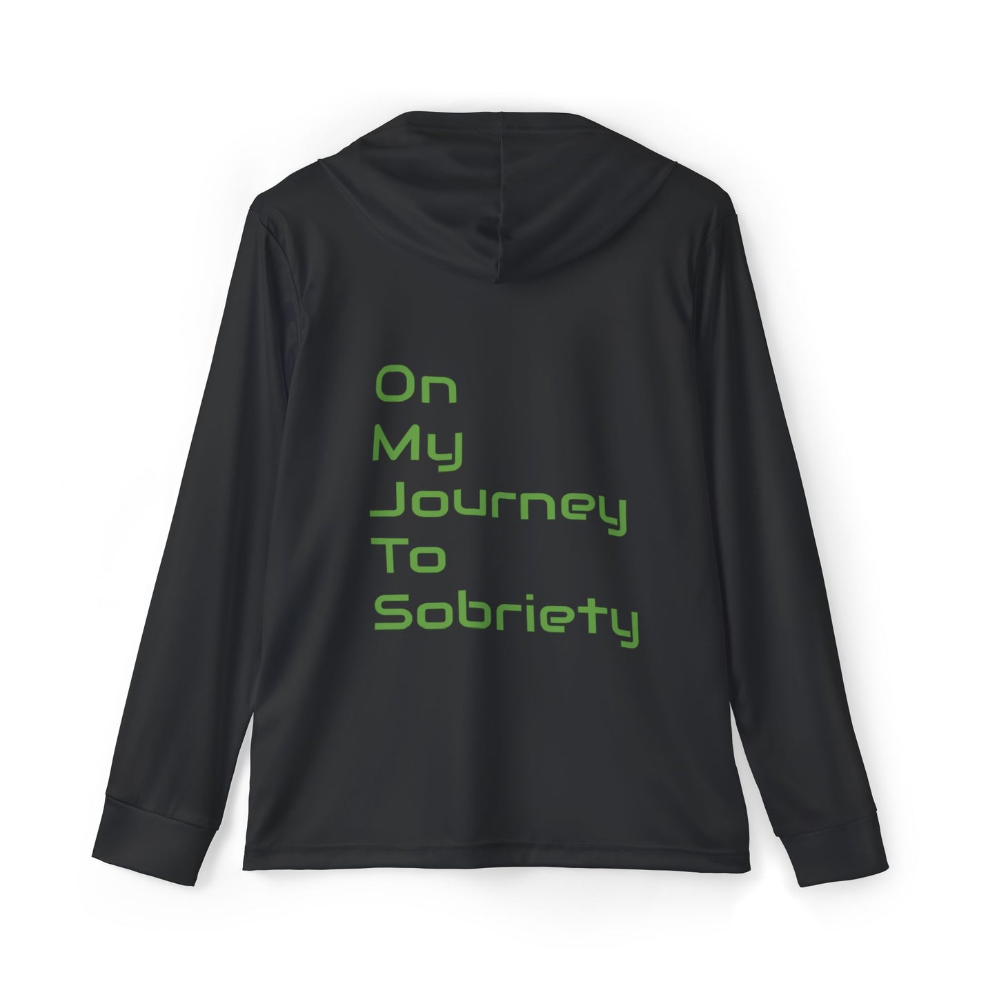 Men's Sports Warmup Hoodie, Motivational Fitness Hoodie, Sobriety Journey Apparel, Athletic Layer, Activewear Gift