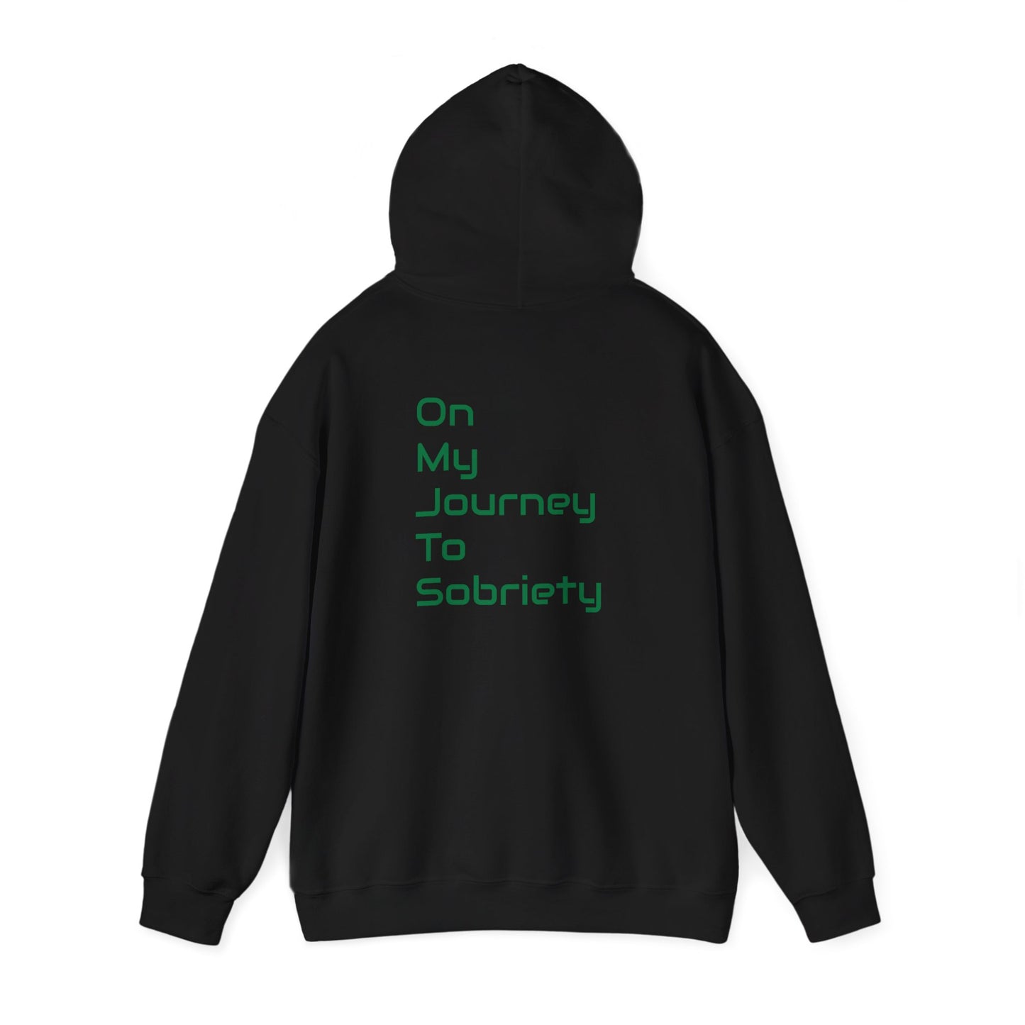 Sober Journey Hoodie - Unisex Heavy Blend Sweatshirt, Recovery Gift, Inspirational Apparel, Sobriety Reminder, Self-Care Clothing