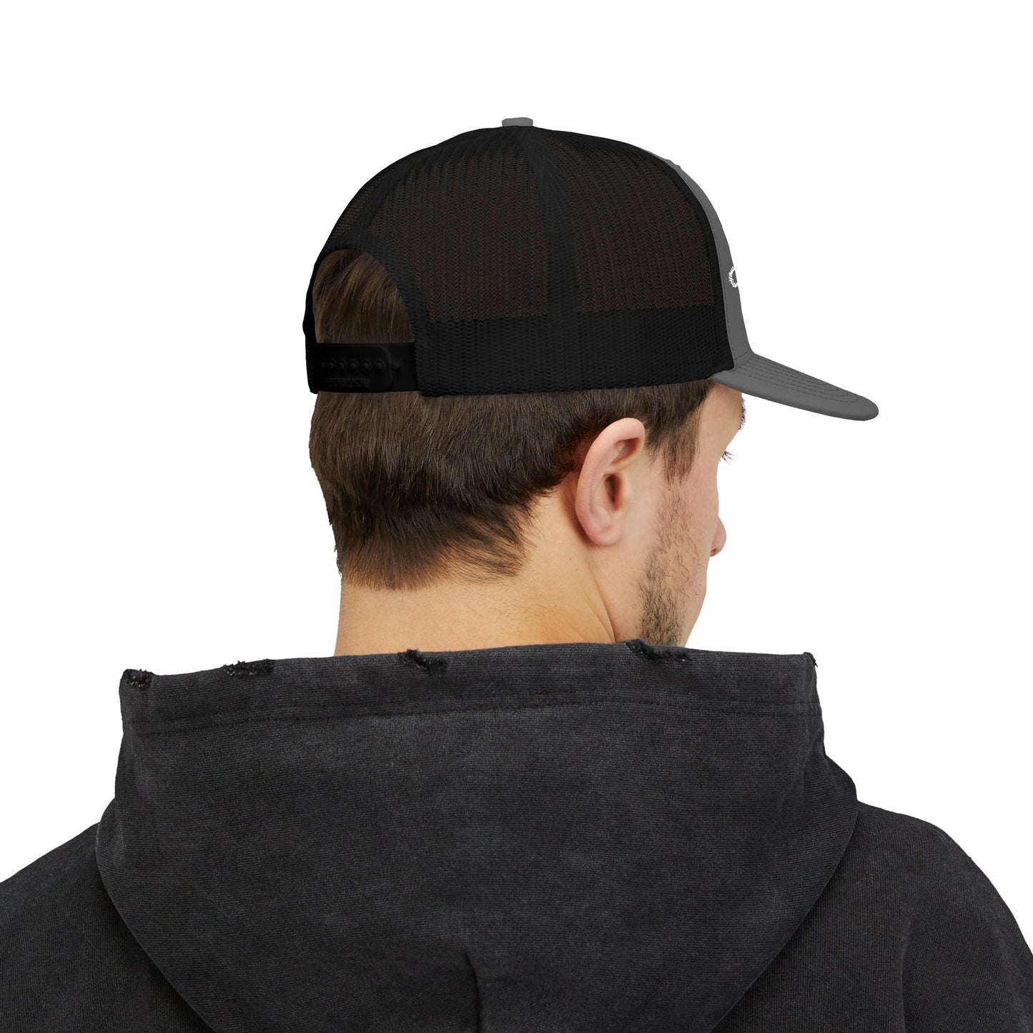 Snapback Trucker Cap - On My Journey to Sobriety, Recovery Gift, Empowerment Accessory, Inspirational Headwear, Supportive Hat